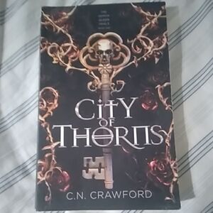 City of Thorns by C.N. Crawford - Black & Gold Cover
